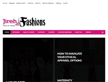 Tablet Screenshot of jirehfashions.com